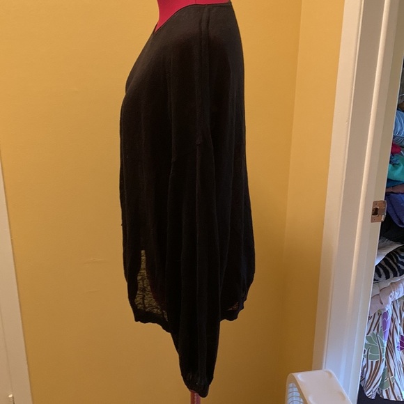 Stefanel Ribbon bow detailed T-shirt with long sleeves - Picture 8 of 12